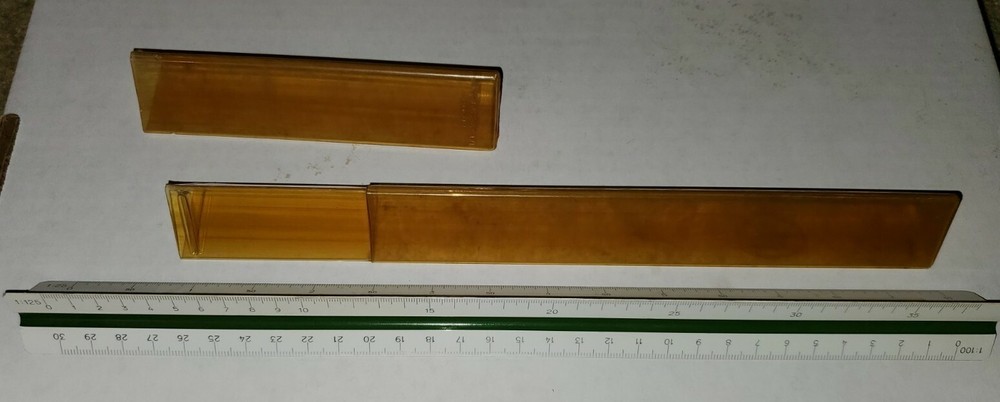 Vintage 80's A.W. Faber Castell 883/a Triangular Ruler in Box Germany