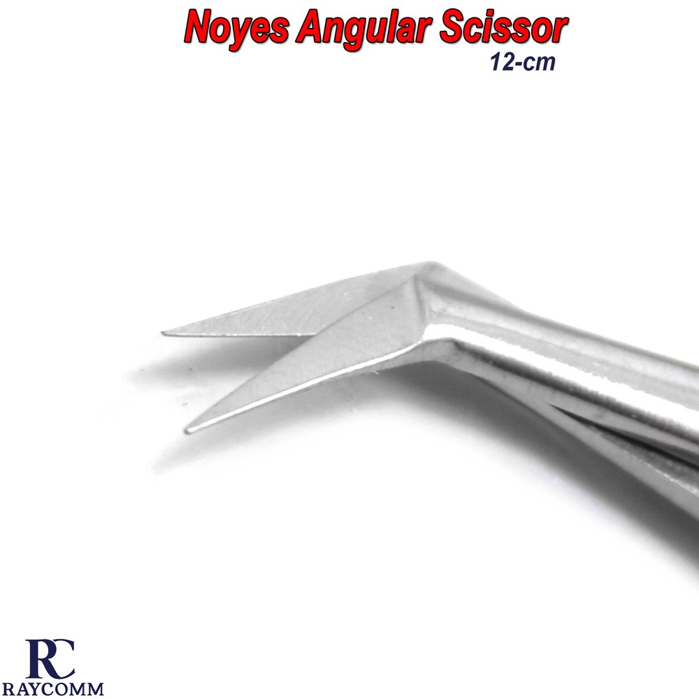 Noyes Angular Scissor Ophthalmology Surgical Spring Precision Micro Shears CE