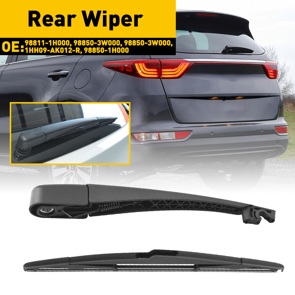 For 2010 - 2017 Hyundai Tucson Rear Window Windshield Wiper Arm With Blade Set