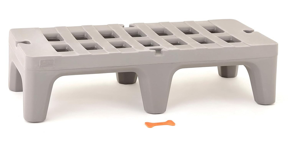 Bow-Tie Dunnage Rack - NSF Listed Heavy-Duty Polymer Plastic Storage Rack for Fo