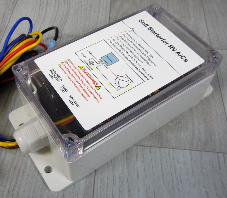 Soft Starter Smart Control Kit Enables Easy Start an A/C & Appliances on RV