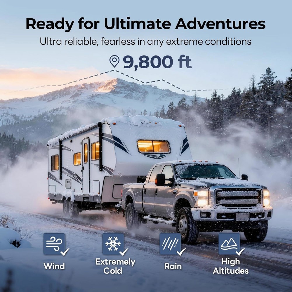 【90% NEW】66,000 BTU RV Water Heater Tankless Propane 3.9 GPM On-Demand Hot Water