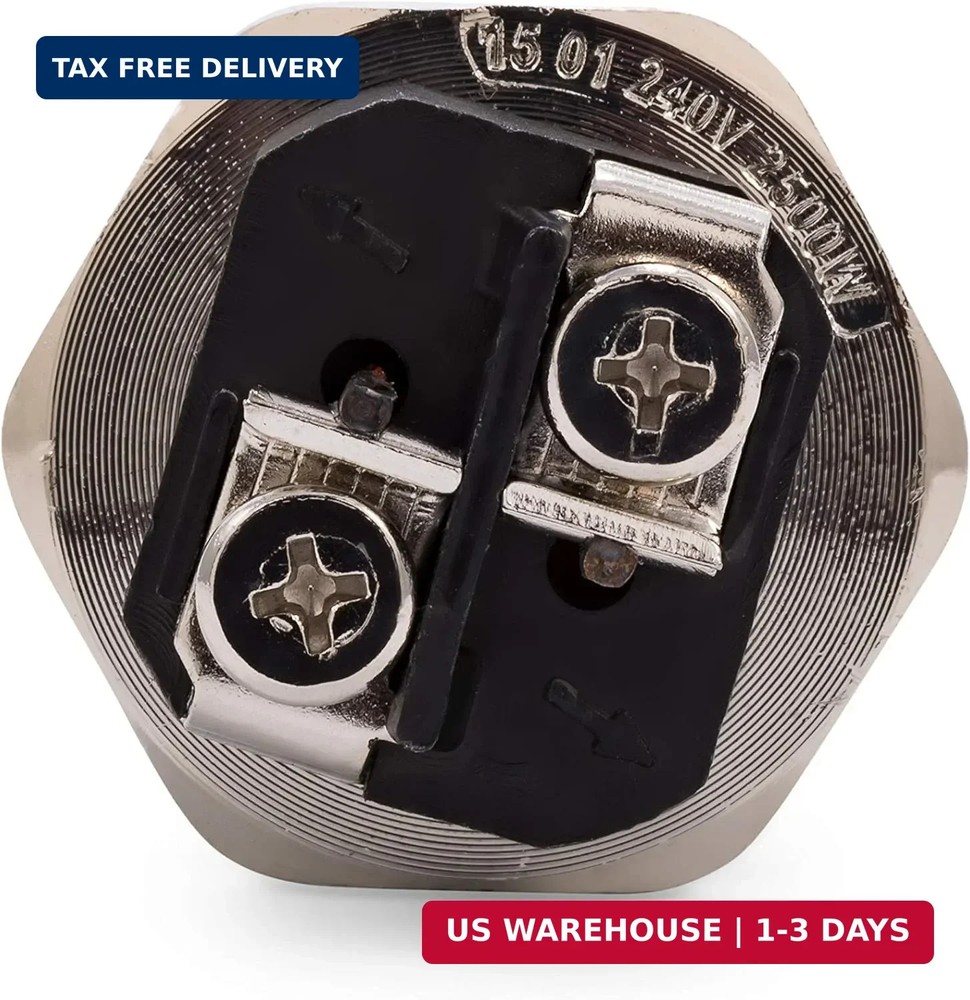 Camco 02242/02243 2500W 240V Screw-In Water Heater Element - High Watt Density