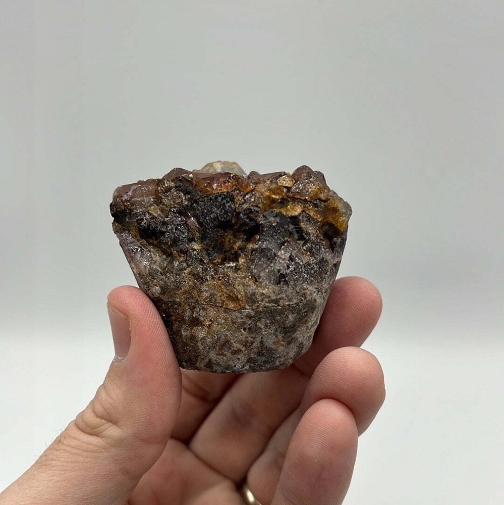 Hematite Phantom Amethyst BB