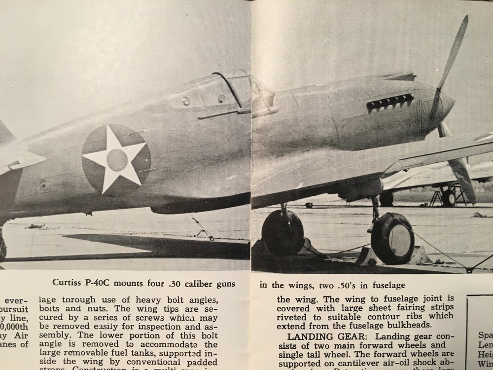 Curtiss P-40 Warhawk Detailed Analysis Booklet from Air Age Technical Library