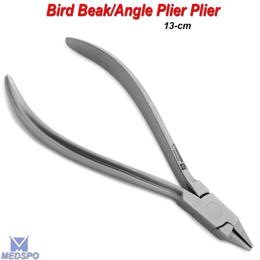 Orthodontic Wire Bending Loop Forming Bird Beak Angle Pliers Dental Instruments