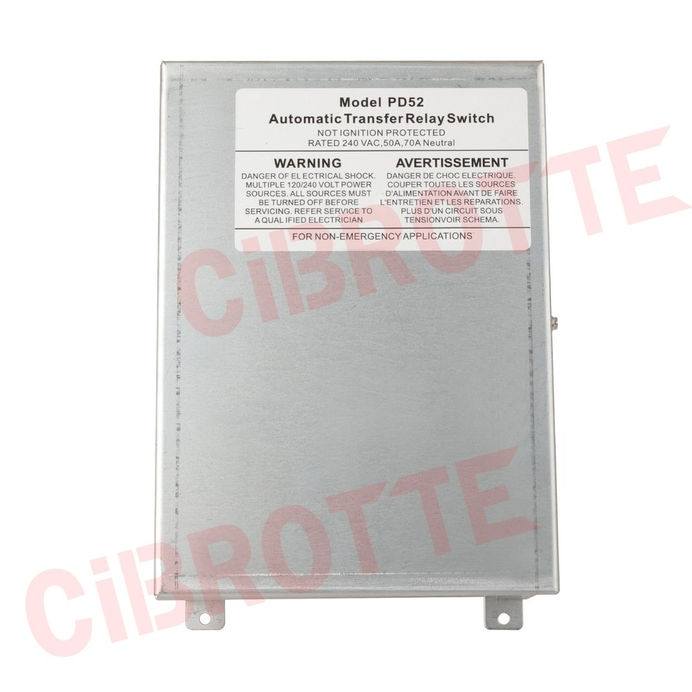 RV Automatic Transfer Switch Smart Delay ATS Switch 50-Amp 120/240V