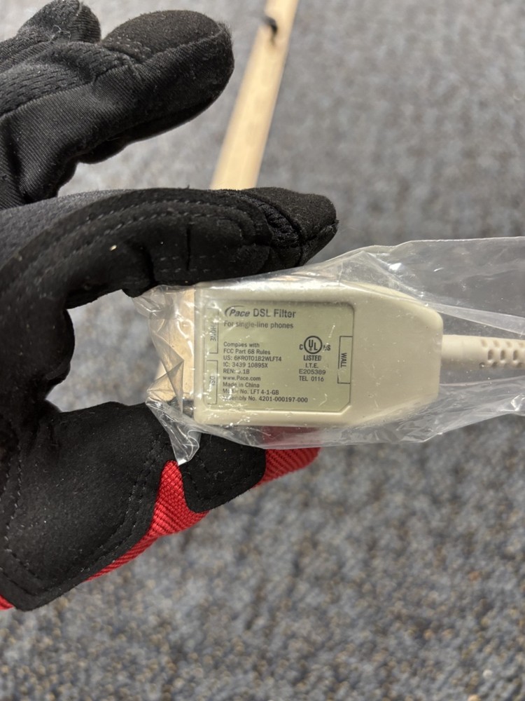 Pace DSL Filter for Single-Line Phones 1
