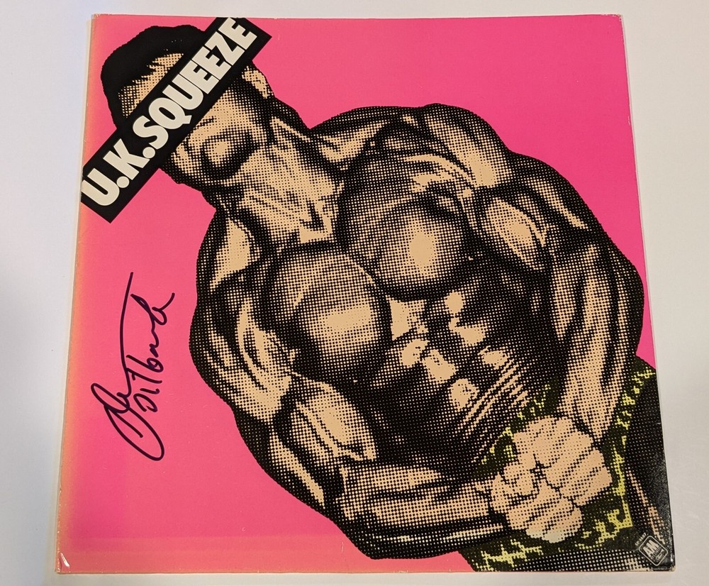 SQUEEZE GLENN TILBROOK signed autographed "UK SQUEEZE" LP RECORD BECKETT (BAS)