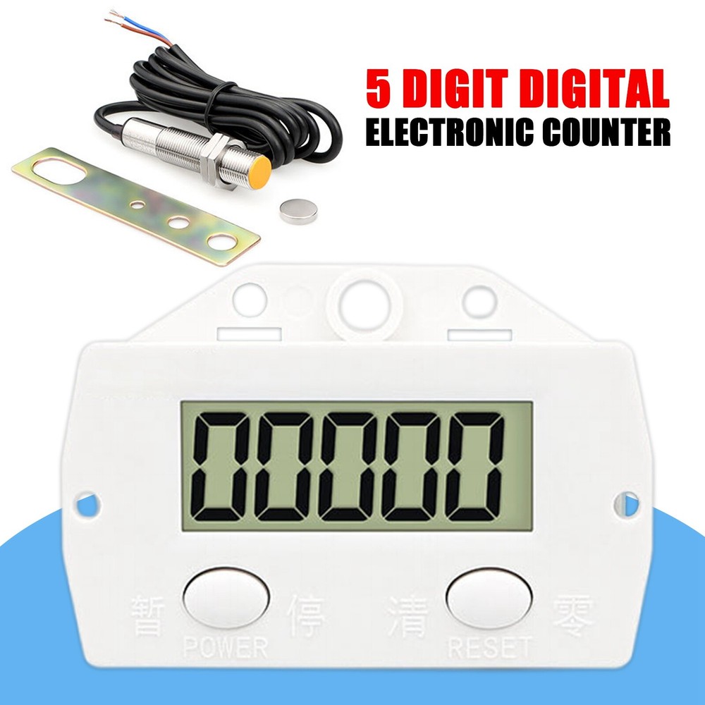 5 Digit Digital Electronic Counter Puncher Magnetic Inductive Proximity Switch