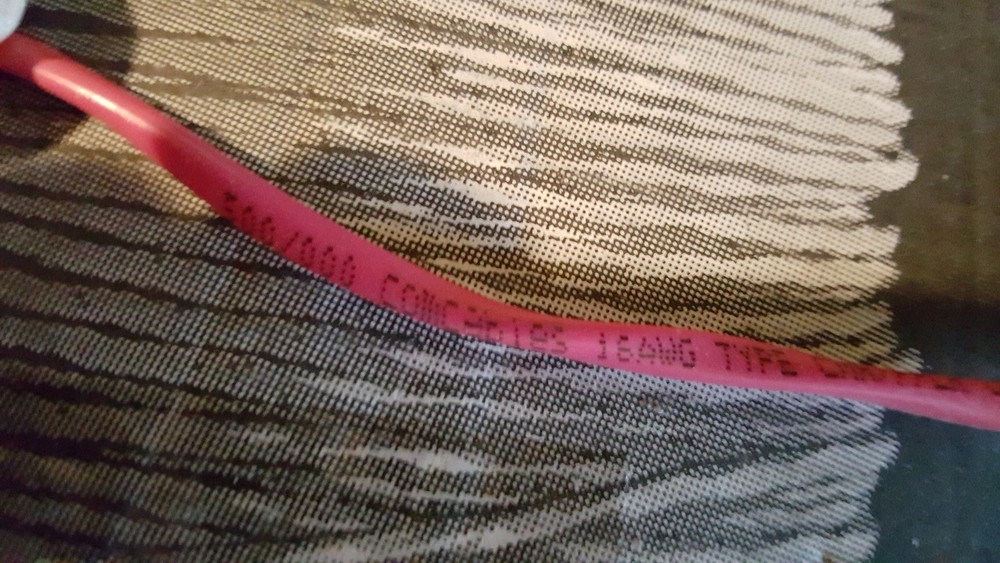 comCables BC-162SLDFPLR 16/2C Solid Bare Riser Fire Alarm/Comm Cable Red /100ft