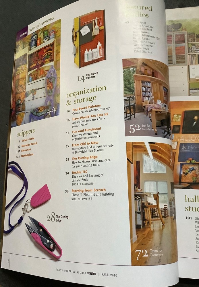 Lot 2 back issues GreenCraft & Studio craft/craft storage mags - VG cond, $7ship