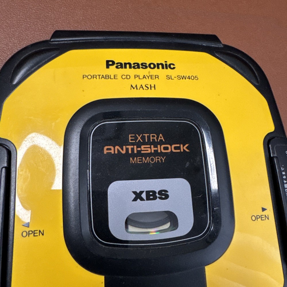 Panasonic Portable CD Player Mash Shock Wave SL-SW405 - TESTED