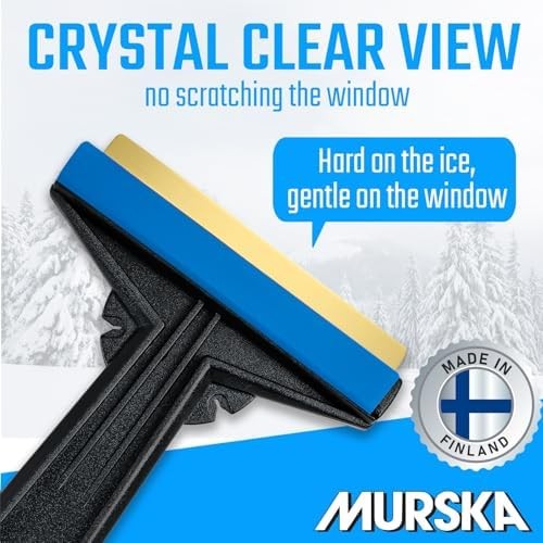 Brass Ice Scraper for Car Windshield Murska Original Fast Efficient Winter
