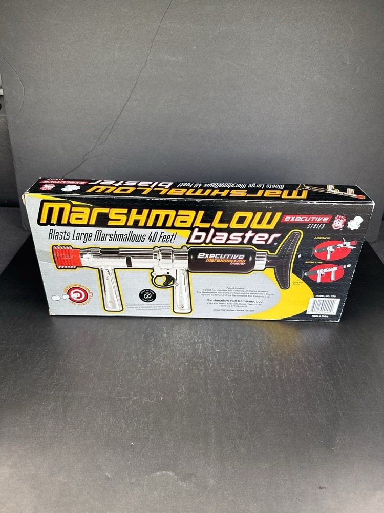 Executive Marshmallow Blaster – Shoots Large Marshmallows 40 Ft – Pre-Owned