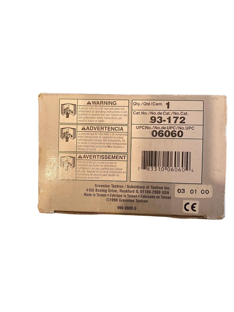 Greenlee Digital Light Meter 93-172, Great Condition, includes Case