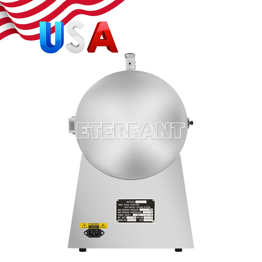 54L UV Sterilizer Timing Function Trays/24L Dental Steam Sterilizer Autoclave