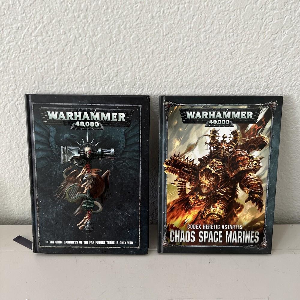 Games Workshop Warhammer 40K In the Grim Darkness & Codex Chaos Space Marines