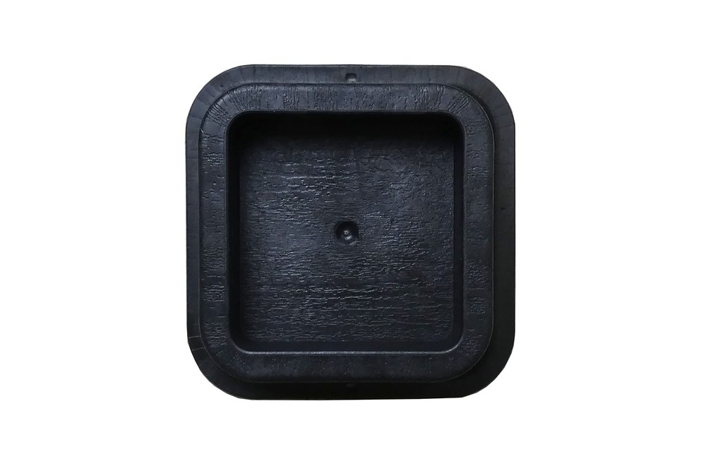 Hardware 9523 6-Inch Molded Bed Risers, Black Finish, 4-Count