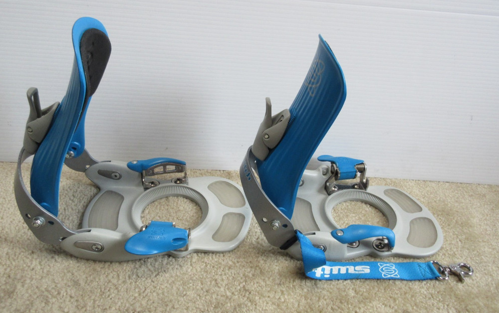 Switch Step-In X-Type Blue Snowboard Bindings Size Medium Made In Italy