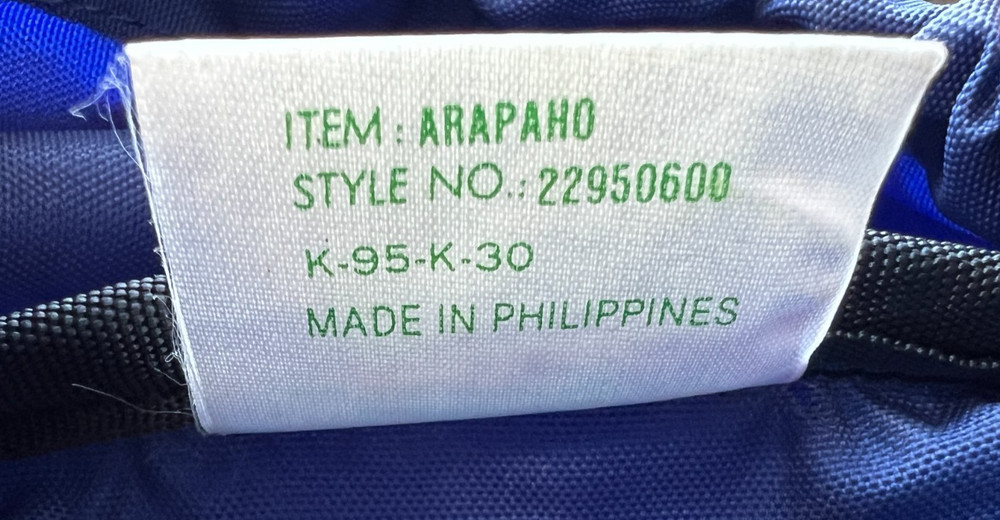 Kelty Arapaho Multi-Day Backpack Hiking Adjustable Straps Internal Frame