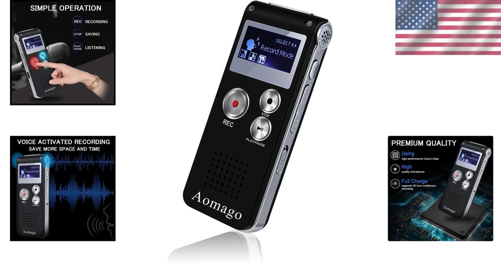 Sound Voice Activated Tape Recorder