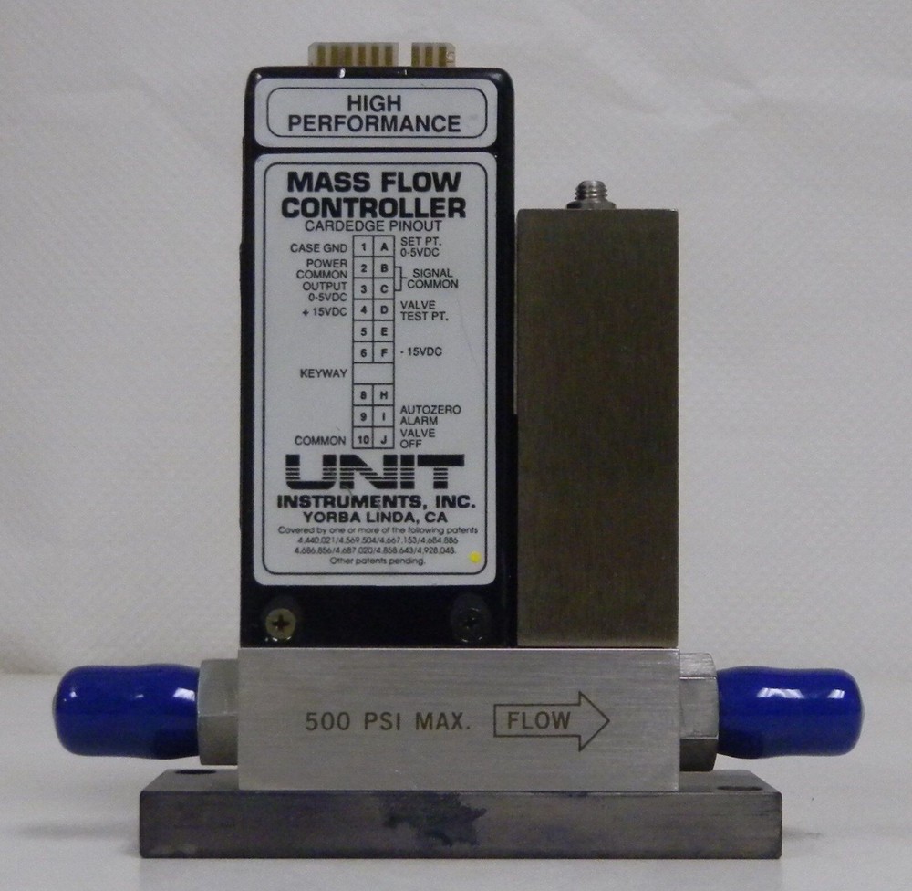 Unit UFC-1200A Mass Flow Controller, Gas- HCL, Range- 10 SLPM, Used