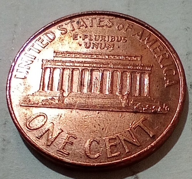 One Cent 2001 D Misaligned Die Obverse Error MAD DDO DDR
