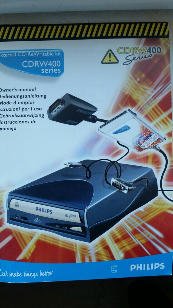 CDRw 400 Philips CD Drive Burner windows 98/2000