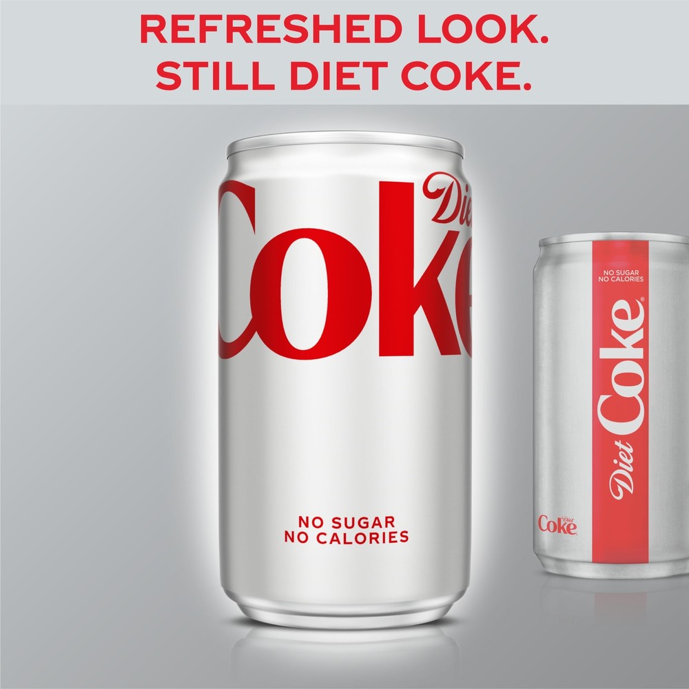 Diet Coke Mini-Can 7.5oz 10 Pack Package May Vary