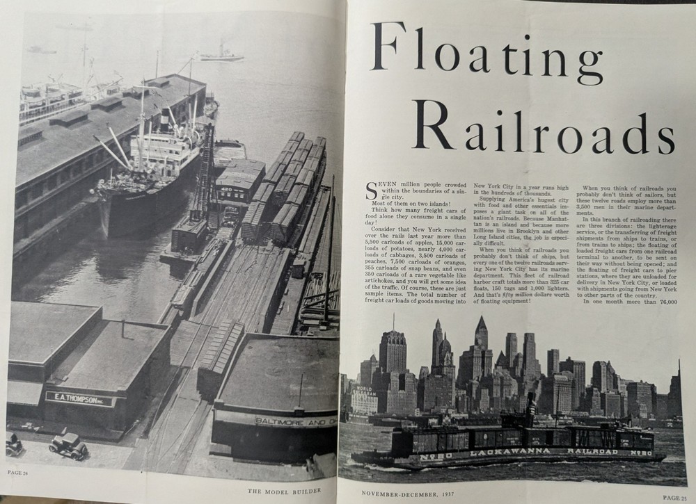 ***VINTAGE 1937 THE MODEL BUILDER MAGAZINE***