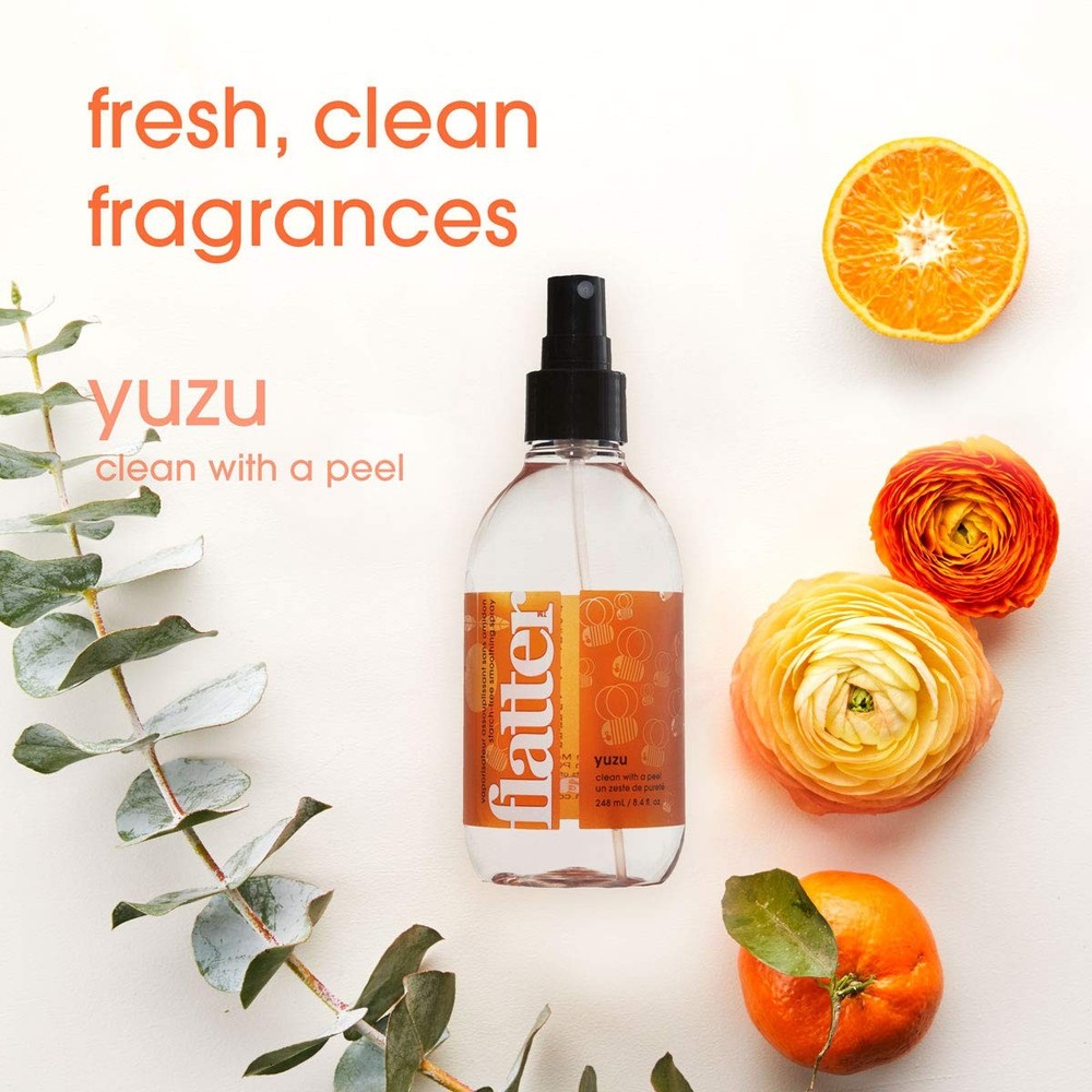 Flatter Smoothing Spray by | Naturally-derived Wrinkle Release Spray | Starch...