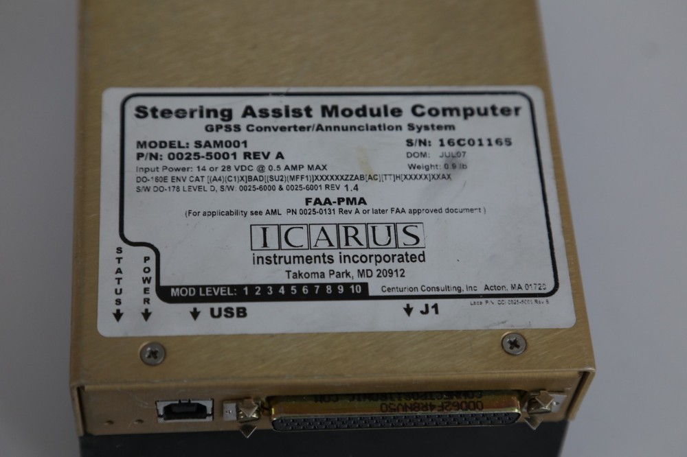 Icarus GPSS  PN 0025-5001 REV A