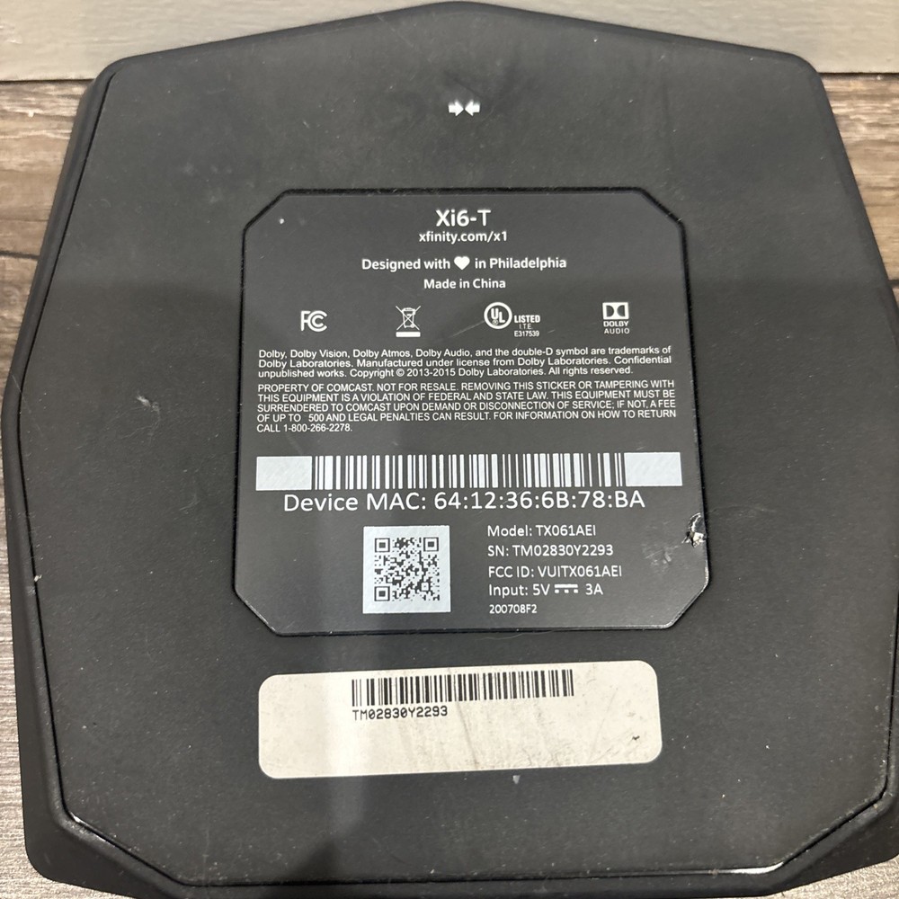 Xfinity Xi6-T Flex TV Streaming Box 4K