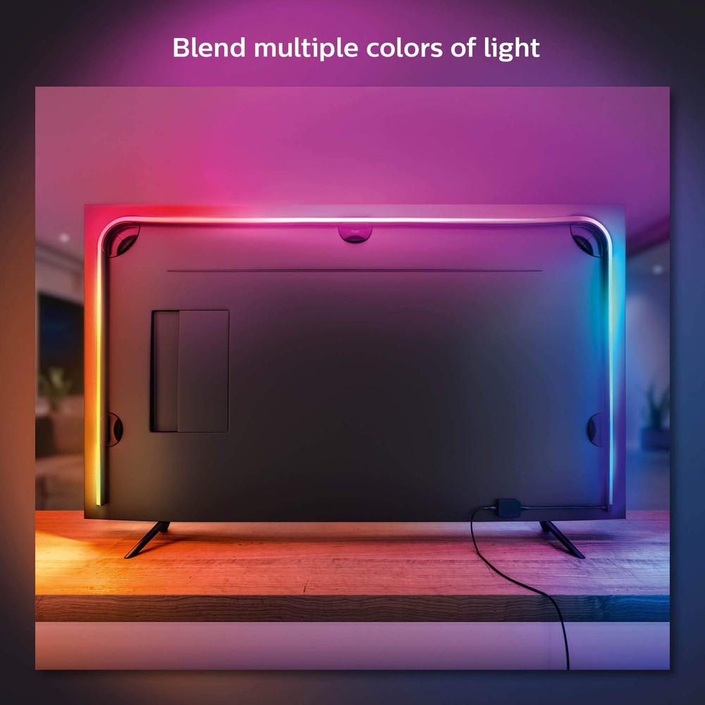 Philips Hue Play Gradient 65" Smart TV Light Strip - Flowing Multicolor LED C...