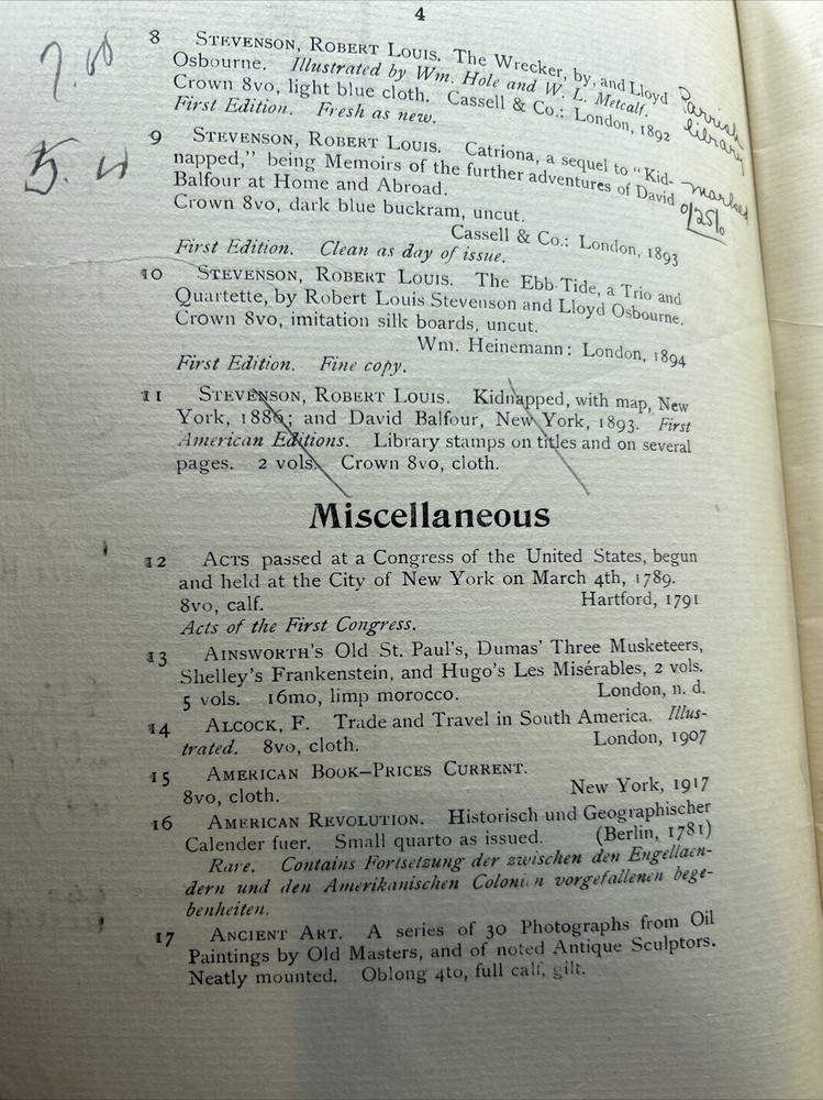 Henkels Catalog: Books - December 20, 1921
