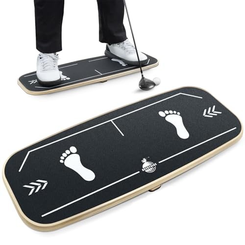 Golf Pressure Plate, Gravity Transfer Board Training Aid to Weight Shift Large