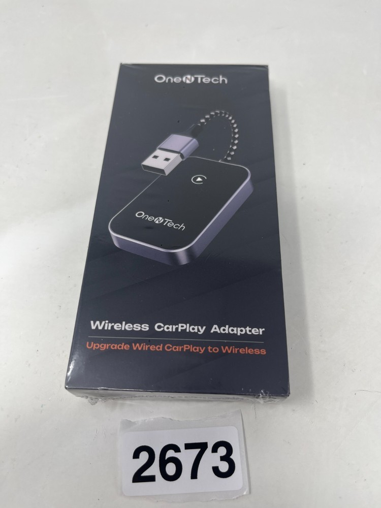 Wireless Carplay Adapter - One N Tech - New Open Box