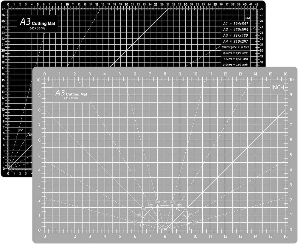 "Multi-size Self-Healing Double-Sided Cutting Mat for Craft, Sewing, Hobby, Fabr
