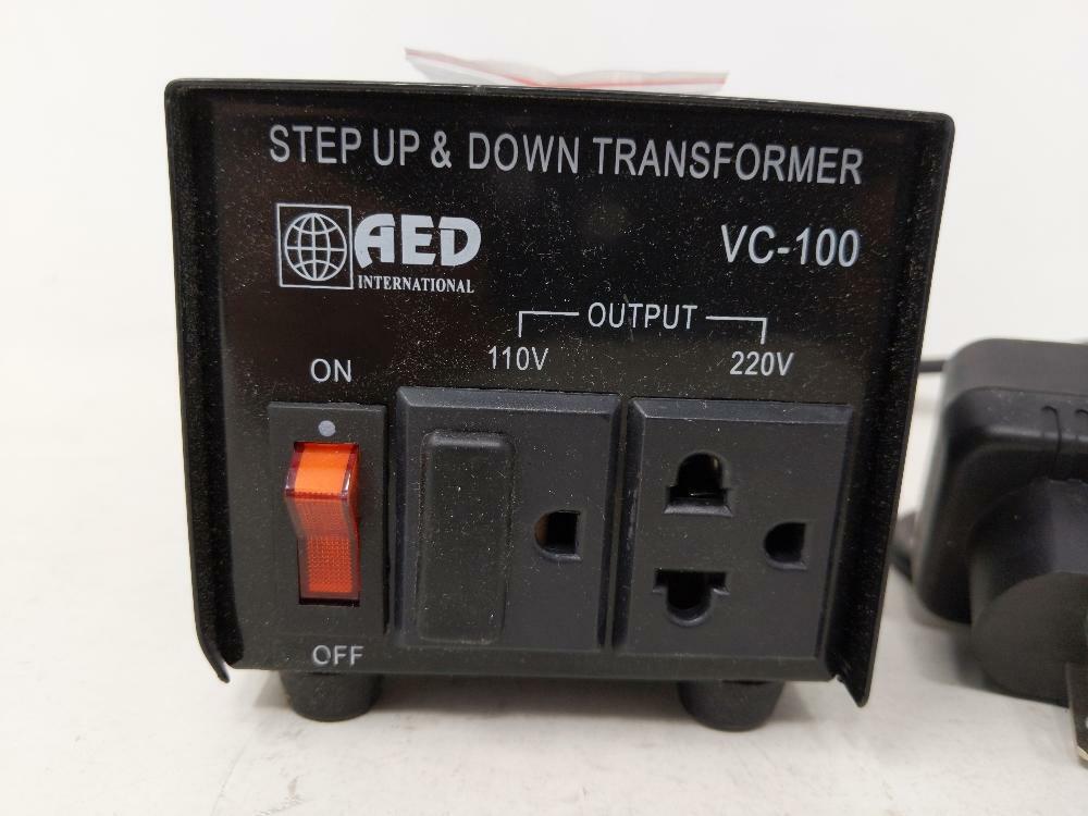 AED International Step Up & Down Transformer VC-100 - 110-240V