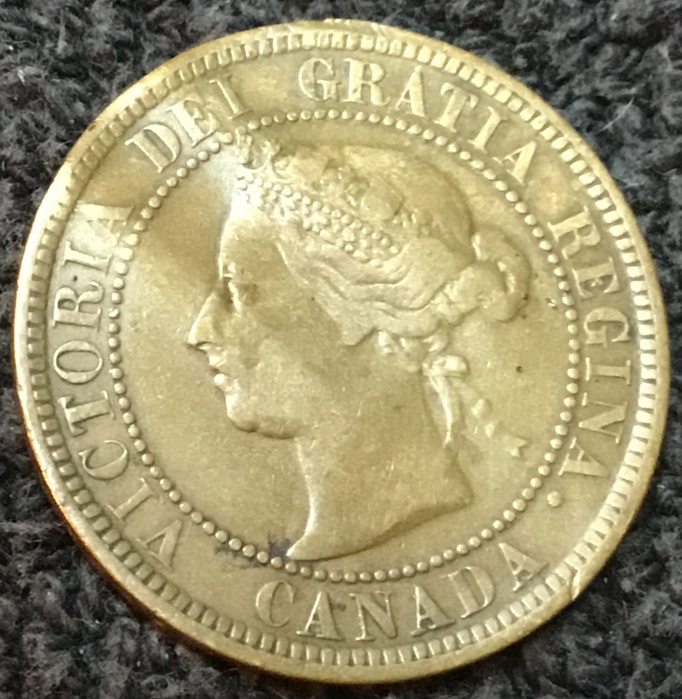 1888 Canada 1 Cent Victoria KM #7
