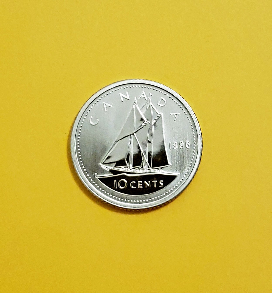1996 Canadian Specimen Dime