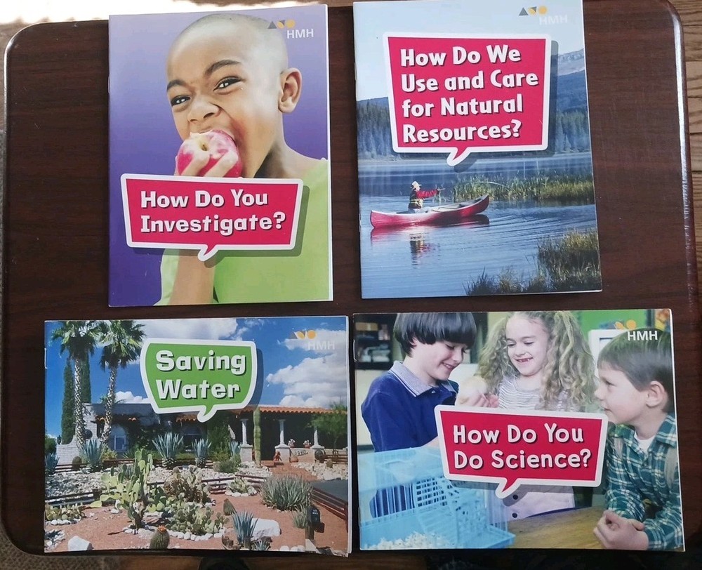 4 Childrens HMH Learning Books