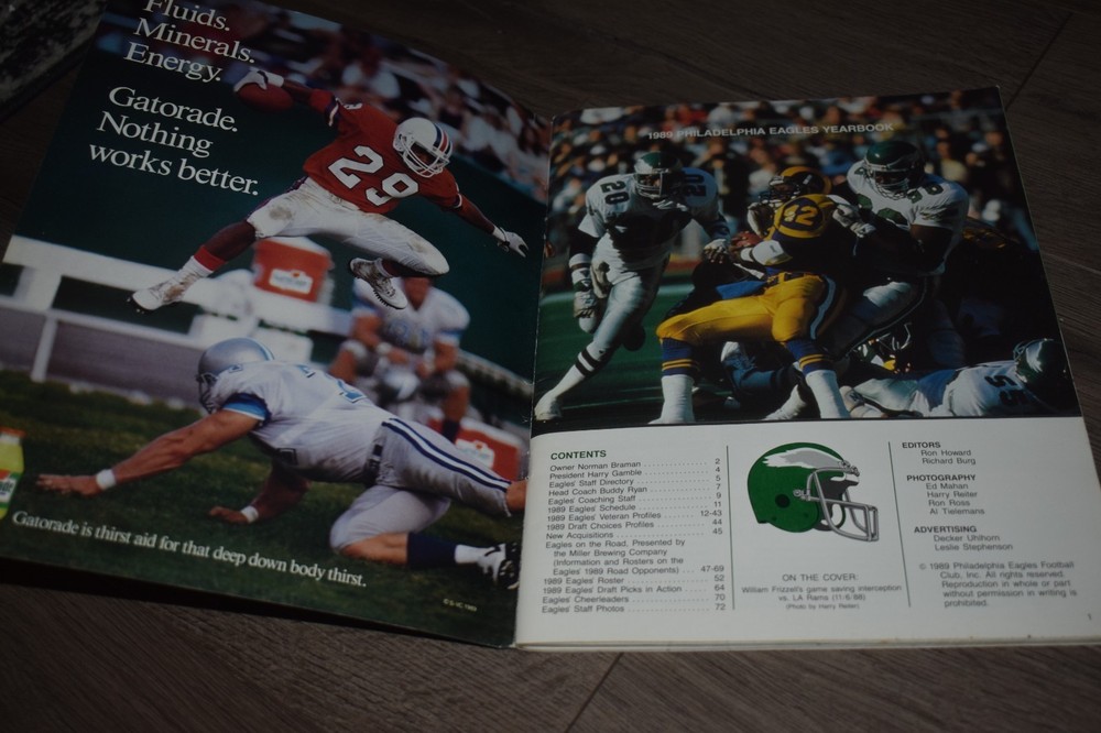 1989 Philadelphia Eagles yearbook