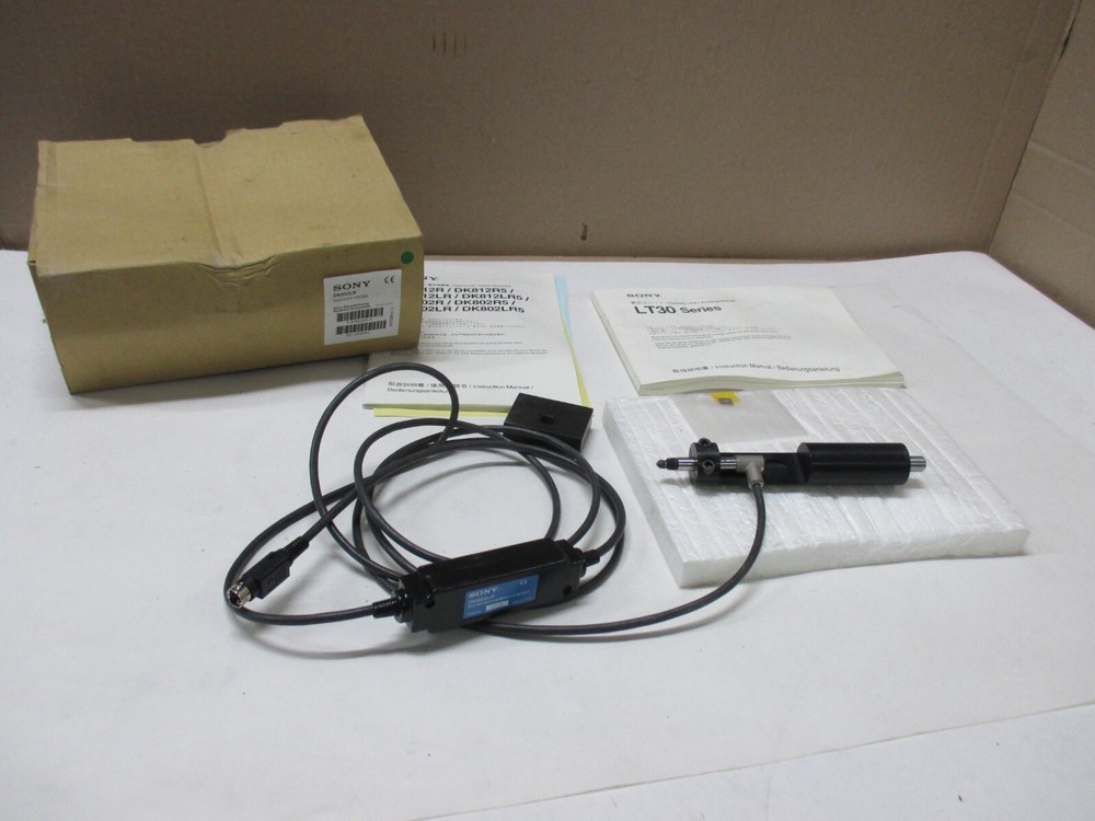 DK802LR RIGHT ANGLE PROBE 2MM STROKE SONY WITH MOUNT USED