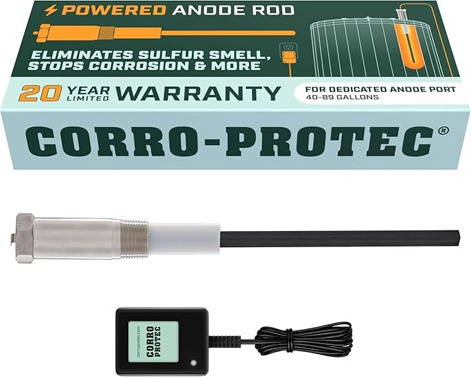 Water Heater Anode Rod Powered Anti Corrosion Deodorizer