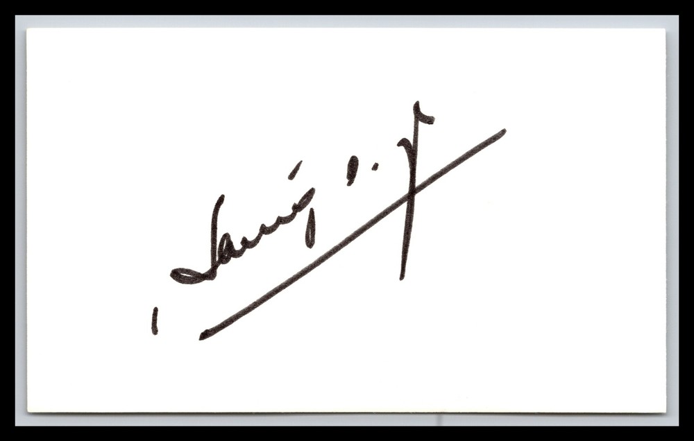 Haing Ngor - Actor - 3x5 Card - Signed | Autograph