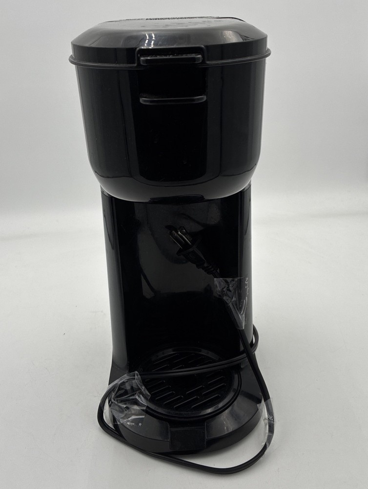 Mainstays Black Matte Single Serve Coffee Maker