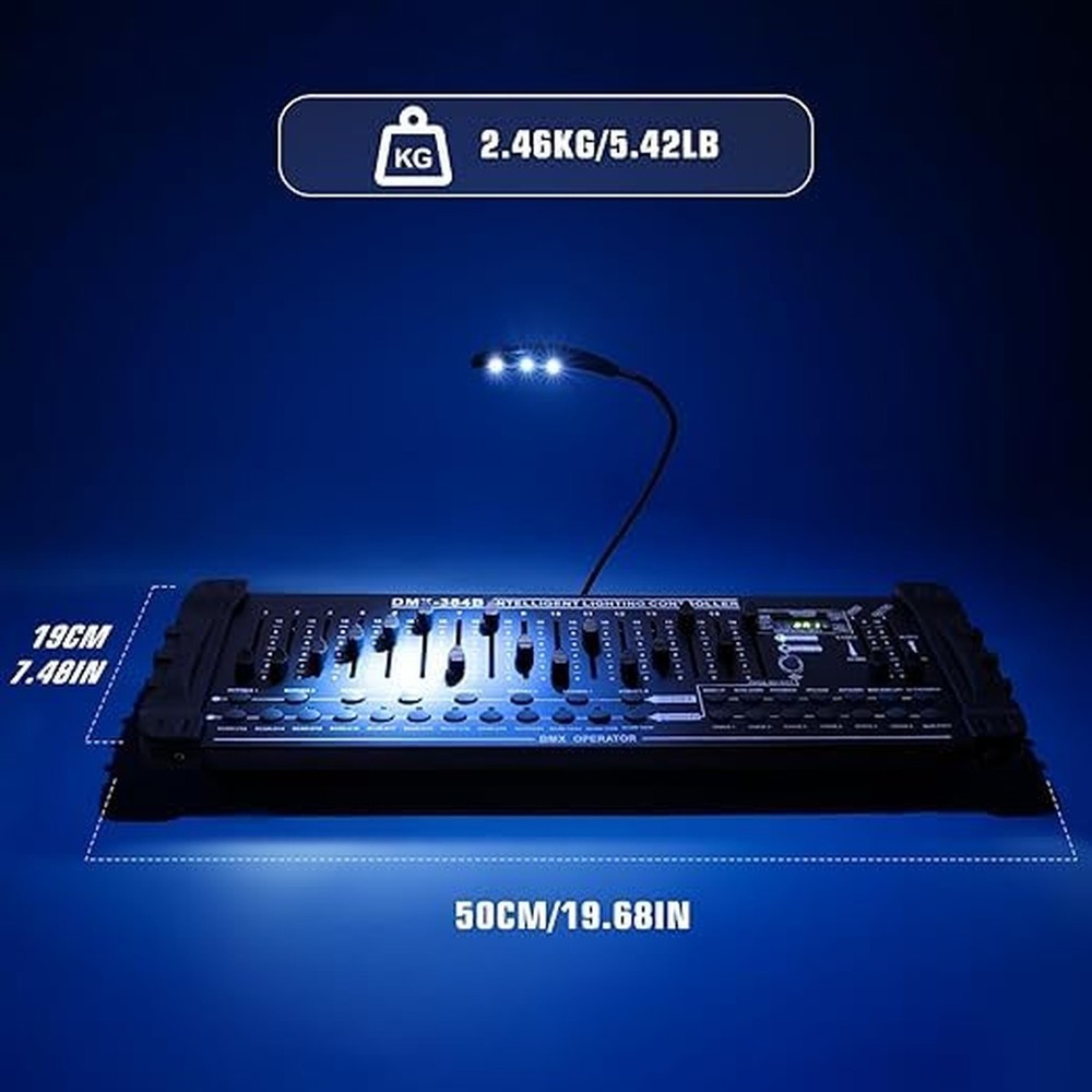 DMX512 DJ Controller 384CH DMX Cotroller Use for Program Editing of Bar Club ...