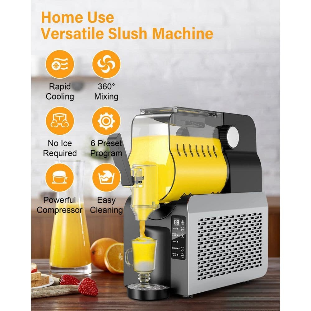 Velivi 88 oz. Slushie Snow Cone Machine with Self-Cleaning Function Technology